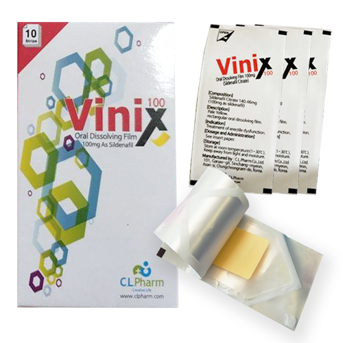 Vinix® Oral Dissolving Film 100 mg-30 strips